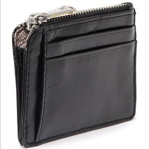 HOBO Black Genuine Leather Keycard Keychain